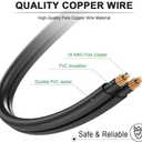 BICMICE 15Ft Extra Long 2 Prong Polarized Power Cord for Vizio-LED-TV Smart-HDTV E-M-Series Sound Bar 2 Slot Adapter-AC-Wall-Cable:IEC-60320 IEC320 C7 to NEMA 1-15P for Sharp Philips LED TV PS1 PS2