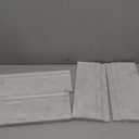 Diflart 4-Pack Carrara White Marble Baseboard Trim Molding, 5 x 12 Inch Crown, Polished, Bianco Italian Carrera Marble Skirting Base Moulding for Shower Bathroom Wall Kitchen Backsplash