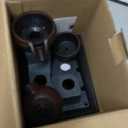 Tabletop Fountain 4 Level Tabletop Waterfall Indoor Meditation Fountain Office Home Relax Desktop Waterfall Includes Many Natural River Rocks LED Lights Bubble Ball Great Choice as Festival Gifts