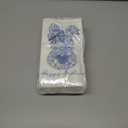 Peryiter 100 Pcs Easter Blue White Bunny Paper Napkins Spring Chinoiserie Flower Coquette Bunny Napkins Grandmillennial Disposable Rabbit Dinner Hand Towel for Easter Spring Birthday Party Supplies