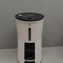 Petory Timed Automatic Cat Feeders - 4L Programable Dry Food Dispenser for Cats and Small Medium Dogs 6 Meals with Desiccant Bag Dual Power Supply 10S Voice Recorder (White)