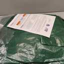 Blue Wave Silver 14 ft x 28 ft Rectangular Winter In Ground Pool Cover  Blocks Debris and Sunlight with 12-Year Protection for Off-Season  With 10x10 Polyethylene Weave, 5 ft Overlap, Cable, Winch