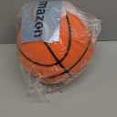 Silent Basketball Official Size 7 (29.5"): Upgraded 95% Bounce - Ultra Quiet Airless Basketball for Dribbling Indoor - Soft Foam Basketball with Realistic Grip and Deep Grooves for All Ages (Orange)