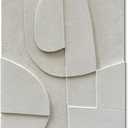 Hand-Painted 36x24 inch White Abstract Wall Decoration Oil Painting Minimalist Art Home Wall Decoration Painting (Eft166)