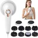 Handheld Cellulite Massager, Body Sculpting Machine, Lymphatic Drainage Massager, Stomach Massager with Lipo Roller for Belly Fat, Electric Vibrating Massage wand for Butt Waist Leg Arms Used at home.