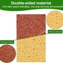 2 x Natural Sponges Dishes 12Pcs Biodegradable Dish Sponge Eco-Friendly | 12PCS natural biodegradable sponges, wood pulp sisal coconut fiber, eco-friendly dish cleaning, plant-based