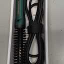 BANGMENG Mini Thermal Round Brush, 1/2 Inch Barrel Volume Heat Styling Brush for Men and Women Short Thin Curly Straight Hair, Heated Curling Iron,12 Temperature Setting (1.1 Inch with Bristles)