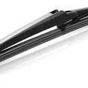 AutoTex - Rear Automotive Wiper Blade - Universal Replacement Windshield-Wipers - All-Weather Rubber - QFR-12A Fits Roc Lock 2 Rear Wiper Arm (12")
