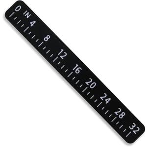 KXKZREN Foam Fish Ruler with Strong Self Adhesive Backing 32" Waterproof Fishing Measuring Tool for Fishing Boats, Bass Boat, Kayak (Black)