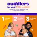 Happy Hues Cuddlers Disposable Diapers Size 2,12–18 lbs–Baby Diapers with Shea Butter, Wetness Indicator &Leak Protection–Ultra-Soft Unisex Newborn &Infant Diapers with Full Coverage, 108 Count