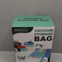 20 Pack Vacuum Storage Bags, Space Saver Bags, Vacuum Sealed Bags for Comforters, Blankets, Clothes Storage, Hand Pump Included (4 Jumbo/4 Large/4 Medium/8 Small) (Clear)