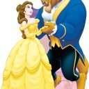 Cardboard People Belle & Beast Life Size Cardboard Cutout Standup - Disney's Beauty and The Beast