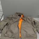 TBMPOY Men's Winter Lightweight Bomber Jackets Water Resistant Fall Casual Windbreakers Quilted Full Zip Windproof Work Coats (XX-Large, Khaki)