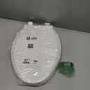 KOHLER 4636-RL-0 Cachet ReadyLatch Elongated Toilet Seat Slow Close, Soft Close Toilet Seat Quiet Lid, Contoured Grip-Tight Bumpers Installation Hardware, Apartment Essentials, White