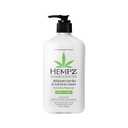 Hempz Whipped Vanilla & Coconut Cream Body & Hand Lotion, Vegan Formula, for Men or Women, 17 oz.