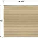 NOVINO RV Blinds for Camper Window,RV Shades Camper Blinds for Travel Trailers,Motorhome Pleated Window Shades-44 W x 38" L