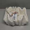 MiniArk Small Storage Baskets for Organizing | Closet Organizer Bins | Shelf Toy Basket | Woven Rope Baskets | Cube Decorative Box | Shallow Basket | 13x8.5x5.1 | 3 Packs Off White