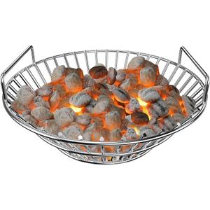 onlyfire Upgraded Stainless Steel Charcoal Ash Basket, Fits Large BGE, Kamado Joe Classic, Vision Classic B, Vision Pro S-Series & Similar Kamado Grills