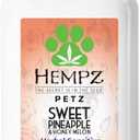 Hempz Petz, Dog Shampoo, Sweet Pineapple & Honey Melon Herbal Sensitive Shampoo, Soothing Oatmeal Complex,17 oz.