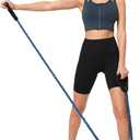 Yvette Biker Shorts for Women High Waisted Tummy Control 8" Workout Gym Tennis Running Yoga Shorts (Black, L)