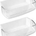 AAP73631502 Refrigerator Door Shelf Basket Bin (Top Right) Compatible with lg/kenmore Refrigerator Door Shelf Parts,Replacement for EAD61445219, 2443758, AP4563994, PS2581944 (2 Pack)