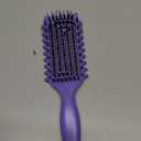 Curly Hair Brush Defining, Vented Curl Defining Brush for Effortlessly Detangling Shaping and Styling Women's Men's Curls on All Wet or Dry Hair Types, Reduces Frizz (Purple)