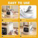 2 x Cord Organizer for Kitchen Appliances, 4 Pack Appliance Cord Organizer Stick On, Cord Wrapper, Cord Holder, Cord Keeper, Kitchen Gadgets for Pressure Cooker, Kitchenaid Mixer, Coffee Maker