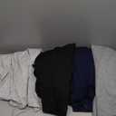 4 Pack Men's Big and Tall Sweatpants Thin Athletic Workout Joggers Baggy Lounge Drawstring Plus Pants with Pockets (XX-Large, Black, Gray, Light Gray, Navy Blue)