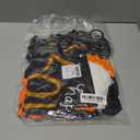 Halloween Balloon Garland Arch Kit, 122 Pcs Orange and Black Printed Latex Balloons with Pumpkin Bat Foil Balloons for Halloween Birthday Party Decor Indoor Outdoor