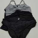 Women's Tankini Swimsuits - Two Piece Swimsuit Tummy Control Bathing Suit 2025 Twist V Neck Swimwear (XX-Large)