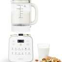 50.73oz Nut Milk Maker Machine: 12-in-1 Automatic Soy Milk Maker with Detachable Design, Homemade Juice,Almond,Oat Milks for Plant-Based Milks, 24H Delay Start/Keep Warm/Auto-Clean/Safety Lock