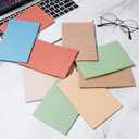 9 Pads Lined Sticky Notes 4x6 in Post, Vintage Colors Self Pad Its, Super Sticking Power Memo Pads Its, 40 Sheets/pad