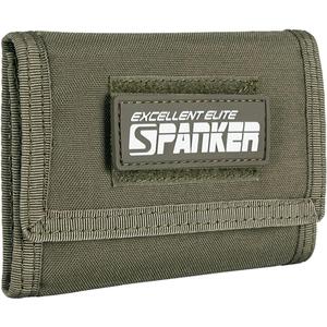 EXCELLENT ELITE SPANKER Nylon Trifold Wallet for Men ID Card Holder Tactical Military Wallet with Coin Pocket Outdoor Wallet (RGN)