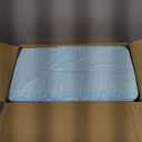 Leak-Proof Dog and Puppy Potty Training Pee Pads with Quick-Dry 5-Layer Super Absorbent Design, Regular Size 22 x 22 inch, Blue & White, 100 Count