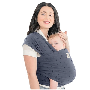 Baby Wrap Carrier - All in 1 Original Baby Carrier Newborn to Toddler Sling, Easy to Wear, Hands Free Bonding, Lightweight, Breathable Infant Wraps (Planets)