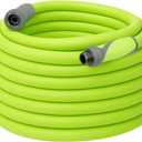 Flexzilla Garden Hose with SwivelGrip, 5/8 in. x 100 ft., Lightweight All-Weather Water Hose, Durable and Flexible, Leak-Free Connections (Chartreuse)