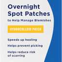 PanOxyl PM Overnight Spot Patches, Advanced Hydrocolloid Healing Technology, Fragrance Free, 80 Count