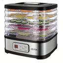 1 Pcs Food Dehydrator, Dehydrator For Food And Jerky, Fruits, Herbs, Veggies, Temperature Control Electric Food Dryer Machine, 5 BPA-Free Trays Dishwasher Safe, Recipe Book Included Model GGJ-261B