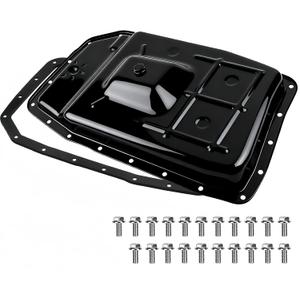 265-854 Transmission Oil Pan with Gasket and Drain Plug and 21*Screw Compatible with Ford Expedition F150 F-250/F-350 Super Duty Lobo Mustang and Lincoln Mark LT Navigator