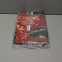 Christmas Table Runners and Placemats Set of 6, Christmas Stockings & Candy Design, Red & Green, Perfect for Holiday Dining, 7-Piece Christmas Table Decoration