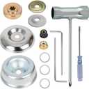 wyevee Gardening Machine Lawnmower Blade Adapter Attachment Kit, Universal Blade Trimmer Head Adapter Kit, Compatible with S tihl String Trimmer Brush Cutter and Straight-Shaft Trimmer