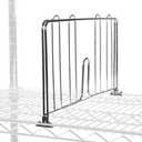 Shelving Inc. 18" d x 9" h Divider for Wire Shelving, 4 Count