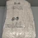 Queen Size Mattress Topper Viscose Derived from Bamboo, Soft Thick Pillow Top Mattress Pad Cover for Back Pain, Cooling Mattress Protector with 8-21 Inch Deep Pocket, White