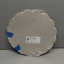 60 Pcs Light Pink Paper Placemats, 13.5 Inch Mother's Day Placemat Scalloped Place Mat Disposable Round Table Place Mats for Mothers Day Birthday Wedding Bridal Shower Baby Shower Banquet Tea Party