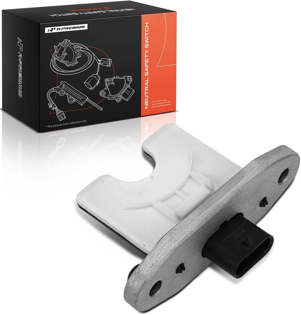 A-Premium Neutral Safety Switch Compatible with Ford Focus 2012-2018, Fiesta 2011-2019, 4 Pins