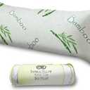 OMEO Full Rayon Bamboo Fiber Pillow Memory Foam Body Pillow for Side Sleeper, Huggable Long Body Pillow for Adults with Washable Pillowcase with Zipper, 20x54 Inch