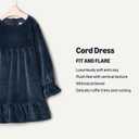 Amazon Essentials x Sofia Grainge Toddler and Baby Girls' Longsleeve Corduroy Dress
