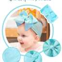 doboi 20pcs Baby Girls Bows Headbands Nylon Hairbands Ribbon Bow Elastic Hair Accessories for Newborns Infants Toddlers and Kids