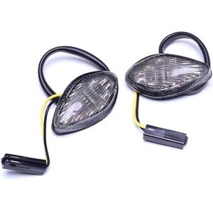 VOFONO Turn Signal Compatible with for Honda Grom 2013-2019 Front Amber Flush 12 LED Turn Signals Blinkers Pack of 2