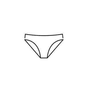 ANZERMIX Women's Tummy Control Pantie, Black, M